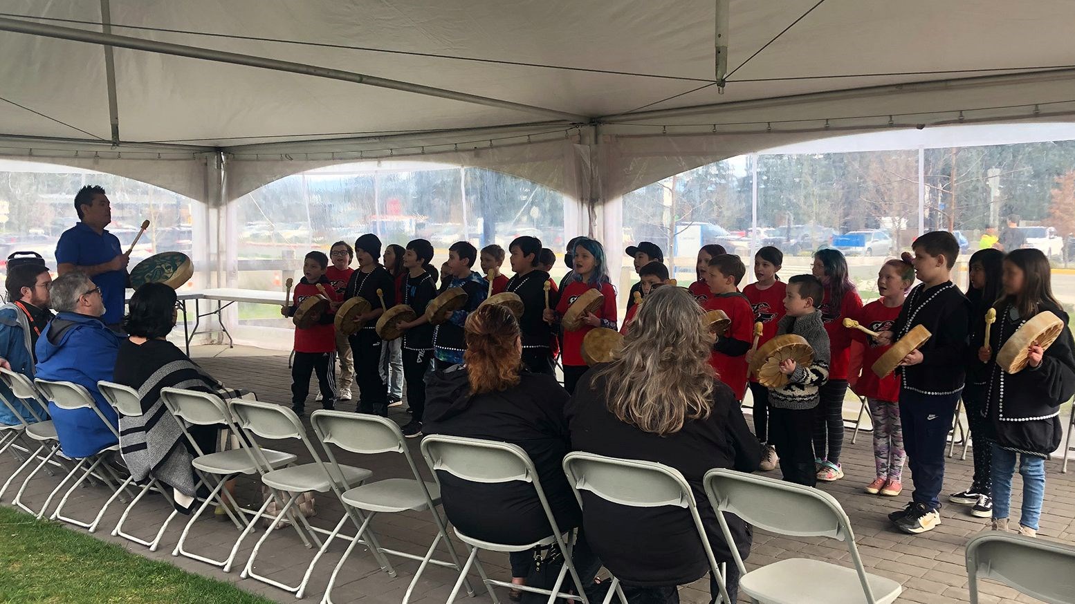 Ripple Rock Drumming Group Performing at CR Hospital.